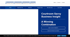 Desktop Screenshot of hhdulaw.com